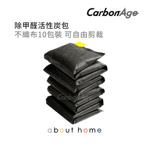 CarbonAge - 除甲醛活性炭包 不織布包10件裝 除臭抗菌 汽車、家居適用 [H03]