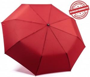 Kolumbo-便攜防風雨傘-紅色