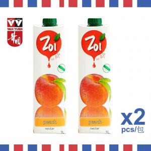 華園 - Zoi 水蜜桃汁 1公升 (兩支裝)
