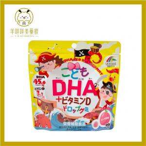 UNIMAT RIKEN - 兒童DHA + 維他命D軟糖 (蜜桃味) 90粒
