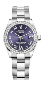 Rolex-Oyster Perpetual Datejust 31腕錶白色黃金及蠔式鋼款