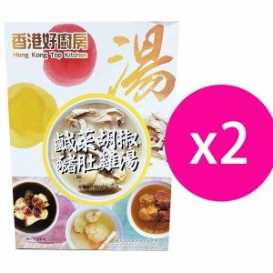 香港好廚房 - 鹹菜胡椒豬肚雞湯 ( 400g x 2) (平行進口貨)